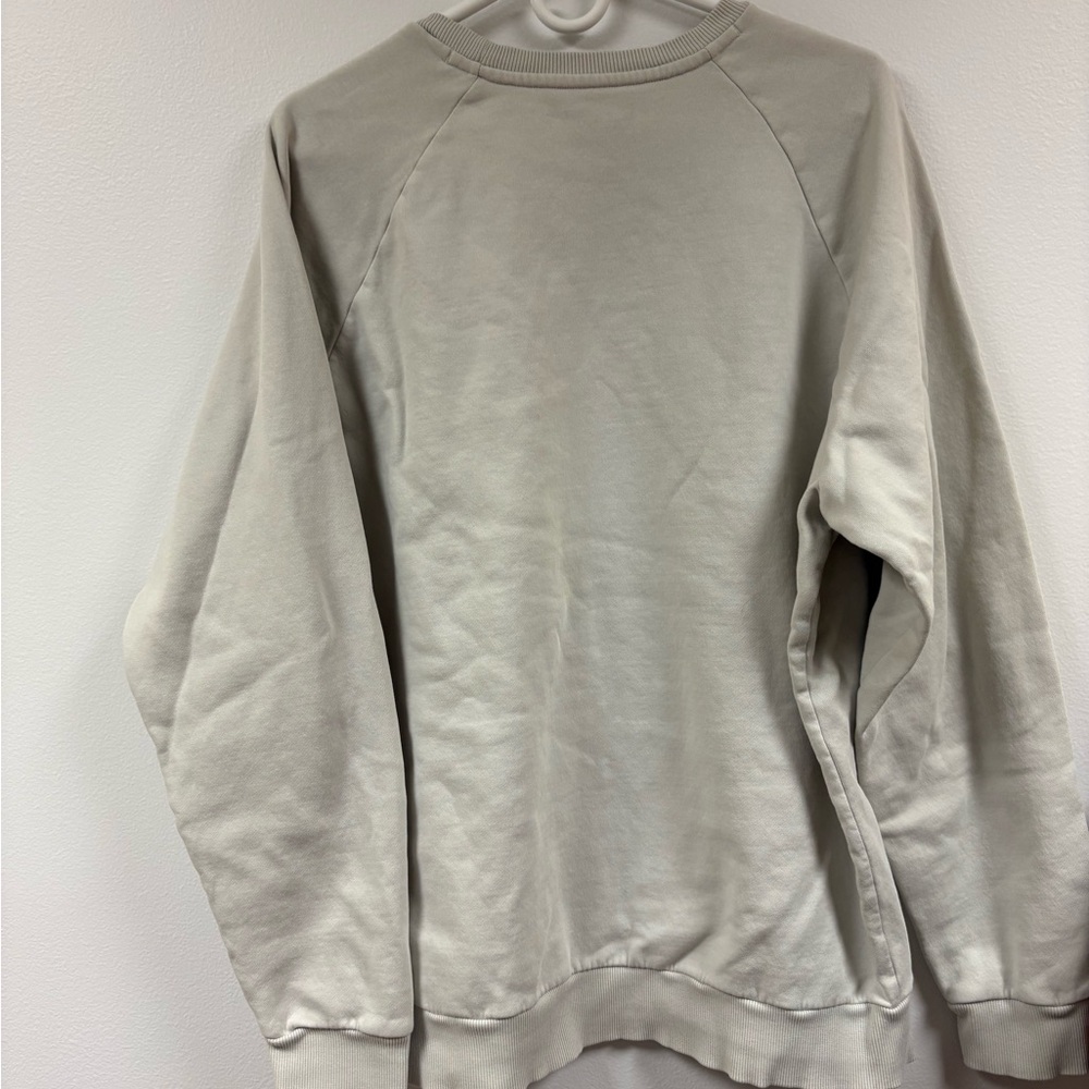 Under Armour Men’s Ivory Crewneck Sweatshirt Size XL - Picture 2 of 4